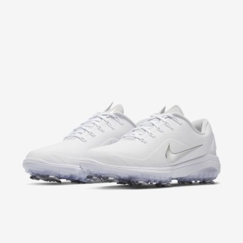 Nike React Vapor 2 - Női Golf Cipő - Fehér/Fehér/Platina/Metal Titán